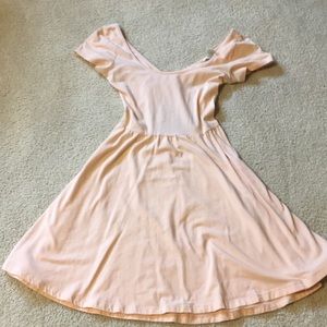Peach dress